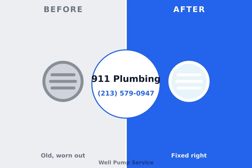 Before and after: plumbing repair Penn Farms, PA